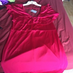 Red off the shoulders Dress‼️